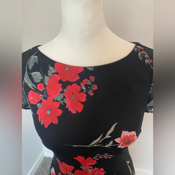 Vintage 90s Floral Maxi Dress - Picture 6 of 9